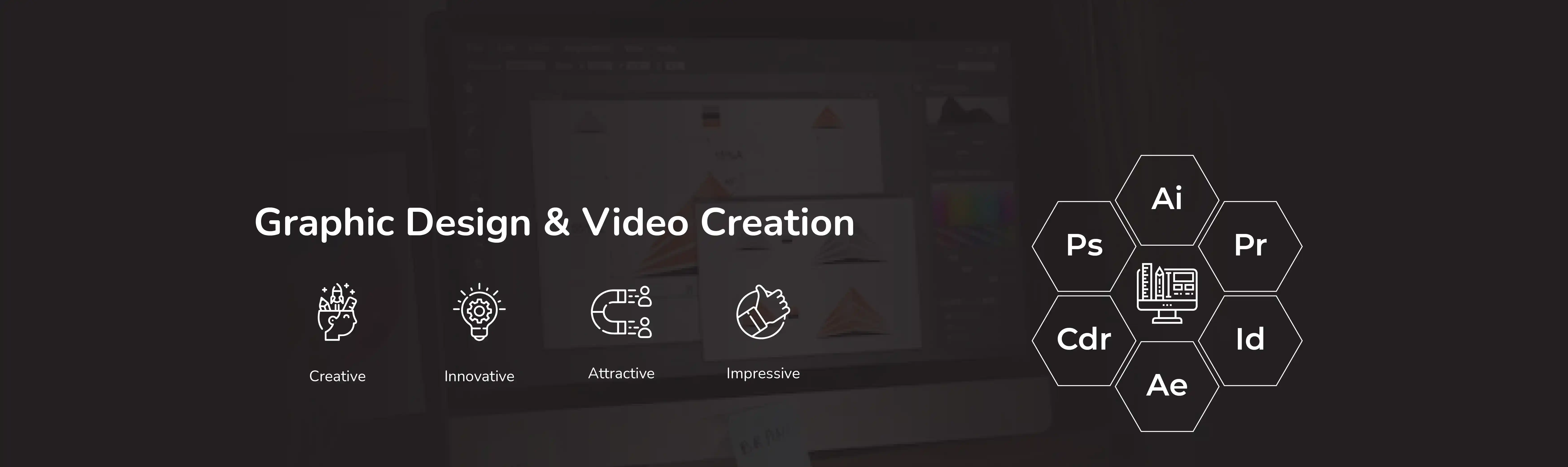 graphic design video creation home banner